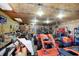 Well-equipped workshop, featuring multiple tractors and tools at 10194 E 900 N, Markleville, IN 46056
