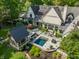 Luxury home with expansive backyard, pool, and patio at 11091 Crooked Stick Ln, Carmel, IN 46032