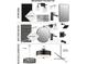 A modern bathroom vignette featuring a powder room, second bath, and lighting fixtures at 373 S Cherry St, Westfield, IN 46074