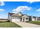 Two-story home with a two-car garage and nicely landscaped yard at 7159 Rose Hill Ave, Brownsburg, IN 46112