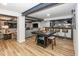 Finished basement with bar, game table, and lounge area at 19046 Beverly Shones Ln, Noblesville, IN 46062