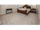 Spacious bedroom with a king-size bed and neutral carpet at 19046 Beverly Shones Ln, Noblesville, IN 46062