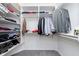 Large walk-in closet with ample shelving and hanging space at 2811 Grandview Ln, Greenwood, IN 46143