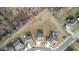 Aerial view of the property, showing the layout of the home and surrounding land at 7414 Glen Park Way, Indianapolis, IN 46259