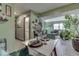 Bright dining area with a view into the living room at 8023 Xenia Dr, Indianapolis, IN 46227