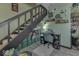 Small home office space with built-in shelving at 8023 Xenia Dr, Indianapolis, IN 46227