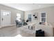 Living room features hardwood floors, comfy seating, and stylish decor at 1446 E Naomi St, Indianapolis, IN 46203