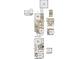 Detailed floor plan showcasing the layout of the first and second floors, including room dimensions at 1713 Real St, Indianapolis, IN 46240