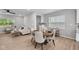 Inviting dining area and living space featuring sleek furnishings and plenty of natural light at 1713 Real St, Indianapolis, IN 46240