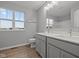 Bathroom with double sink vanity and bright natural light at 1721 Real St, Indianapolis, IN 46240