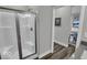 Modern bathroom with a walk-in shower and grey flooring at 19544 Allenwood Dr, Westfield, IN 46074