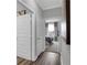 Bright hallway with light flooring and access to bedroom at 19544 Allenwood Dr, Westfield, IN 46074