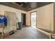Renovation project: room with hardwood floors and exposed walls at 3324 Prospect St, Indianapolis, IN 46203