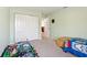 Light and bright bedroom with a large closet and plenty of floor space at 3460 Limelight Ln, Whitestown, IN 46075