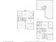 First floor, second floor and basement floor plan at 3460 Limelight Ln, Whitestown, IN 46075