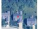 Aerial view showing home's location in a residential neighborhood at 6540 Avalon Blvd, Avon, IN 46123