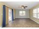 Sunroom with sliding glass doors and wood-like flooring at 6540 Avalon Blvd, Avon, IN 46123