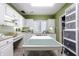 Bright craft room with ample workspace and storage at 8526 Oakmont Ln, Indianapolis, IN 46260