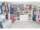 Spacious walk-in closet with ample shelving and hanging space at 881 E 226Th St, Sheridan, IN 46069