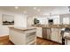 Modern kitchen with stainless steel appliances and granite countertops at 1303 Meadowbrook Dr, Indianapolis, IN 46240