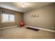 Basement exercise room with yoga mat and exercise ball at 13232 Broad St, Carmel, IN 46032