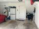 Attached garage with storage shelving and extra space at 15365 Mystic Rock Dr, Carmel, IN 46033