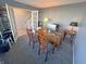 Spacious home office with hardwood desk and comfortable seating at 15365 Mystic Rock Dr, Carmel, IN 46033
