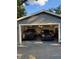 Two-car garage with epoxy flooring and ample space for vehicles and storage at 319 W 46Th St, Indianapolis, IN 46208