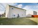 Spacious backyard with shed and neighboring houses at 3721 Rinehall Dr, Indianapolis, IN 46235