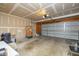Attached garage offers extra storage space for the homeowner at 3721 Rinehall Dr, Indianapolis, IN 46235