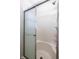 Shower stall with sliding glass door at 3721 Rinehall Dr, Indianapolis, IN 46235