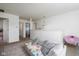 Spacious upper hallway with additional seating and access to bedrooms at 3721 Rinehall Dr, Indianapolis, IN 46235