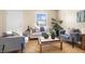 Bright living room with comfy seating and a stylish coffee table at 818 W Broadway St, Alexandria, IN 46001