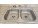 Kitchen with a double stainless steel sink at 107 E Garfield St, Alexandria, IN 46001