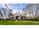 Lakeside Pavilion in a beautiful community, perfect for gatherings with an American flag and lush green lawn at 12596 Autumn Gate Way, Carmel, IN 46033