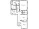Second-floor plan with Primary bedroom, two additional bedrooms, and two baths at 13359 Vickery Ridge Dr, Fishers, IN 46037