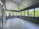 Expansive screened-in porch with ample room for enjoying outdoor living at 13650 Golden Ridge Ln, Fishers, IN 46055