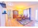 Elegant dining room with hardwood floors at 15142 Blue Ribbon Blvd, Fishers, IN 46040