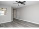 Living room with ceiling fan and grey flooring at 1941 Acorn Dr, Franklin, IN 46131