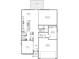 Main floor plan showcasing kitchen, great room, and garage at 250 Ambassador Dr, Pittsboro, IN 46167