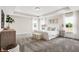 Spacious main bedroom with plush carpet and ample natural light at 250 Ambassador Dr, Pittsboro, IN 46167
