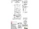 Site plan of the property with dimensions and details at 250 Ambassador Dr, Pittsboro, IN 46167