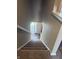 Carpeted stairway leading to a bright entry and an outdoor view at 251 Dyson Dr, Whiteland, IN 46184