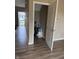 Under stairs storage area with a variety of household items and gray walls at 251 Dyson Dr, Whiteland, IN 46184