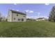 Exterior view of the back of the house and backyard at 297 Van Buren St, Greenfield, IN 46140