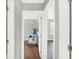 Bright hallway with view into living room at 3015 Olive Branch Rd, Greenwood, IN 46143