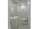 Updated bathroom features a vanity, toilet, shower, and modern fixtures at 3153 N Layman Ave, Indianapolis, IN 46218
