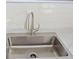 Modern stainless steel kitchen sink with sleek faucet at 3153 N Layman Ave, Indianapolis, IN 46218