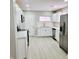 Modern kitchen with stainless steel appliances and white cabinets at 3153 N Layman Ave, Indianapolis, IN 46218