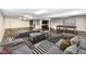 Finished basement with entertainment area and storage at 3375 Lincoln Rd, Indianapolis, IN 46222